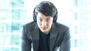 QC35 IIを着け、真剣な表情の瀬戸大也