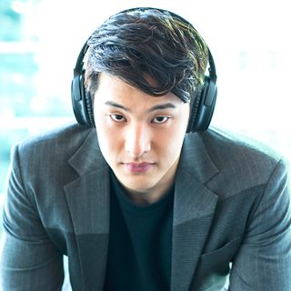 QC35 IIを着け、真剣な表情の瀬戸大也