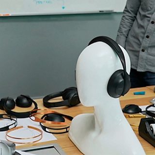 Bose Noise Cancelling Headphones 700 on a bust