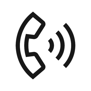 Pictogram speakerphone