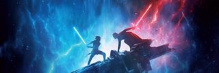 Battle between Rey and Kylo Ren