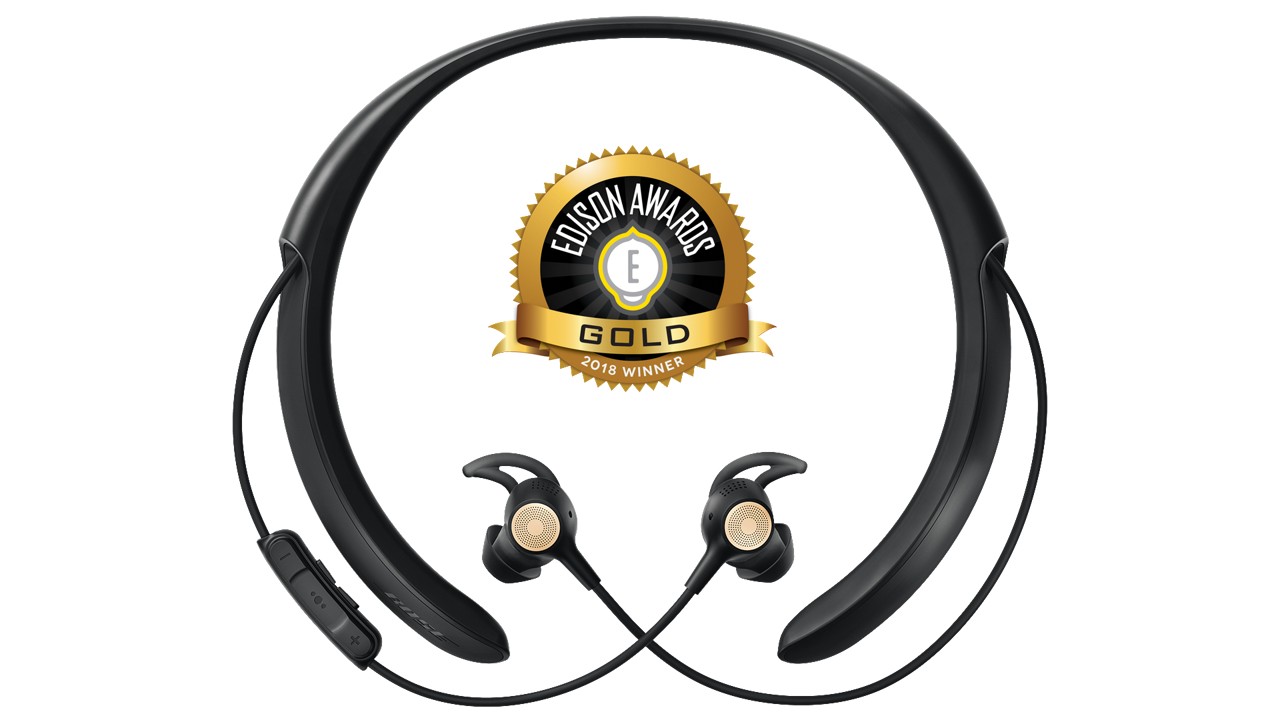 Bose Hearphones with the Edison Awards GOLD 2018 winner logo