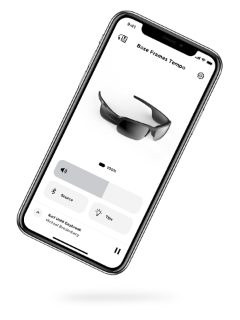 Smartphone displaying Frames Tempo in the Bose Music app