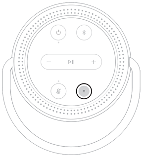 Tasto azione di Bose Portable Home Speaker