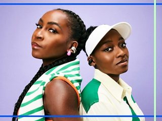 Coco Gauff and Little Simz wearing Bose Ultra Open Earbuds
