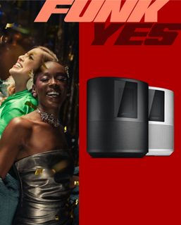 Tanzende Menschen auf einer Party mit dem Bose Smart Speaker 500