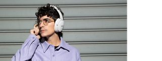 JD Samson wearing Bose QuietComfort 45 Headphones