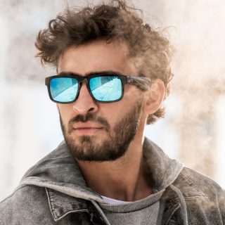 Bose Frames Tenor with Mirrored Blue lenses