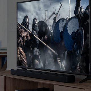 TV with a Bose soundbar