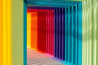Tunnel in a variety of colors