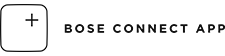 Logotipo de la aplicación Bose Connect