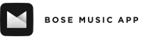 Logo de lâapplication BoseÂ Music