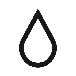 Icono de gota de agua