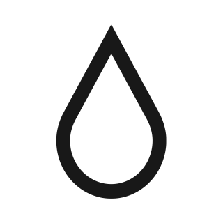 Water droplet icon