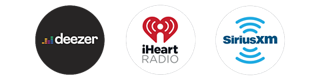 Deezer, IHeartradio, Siriusxm