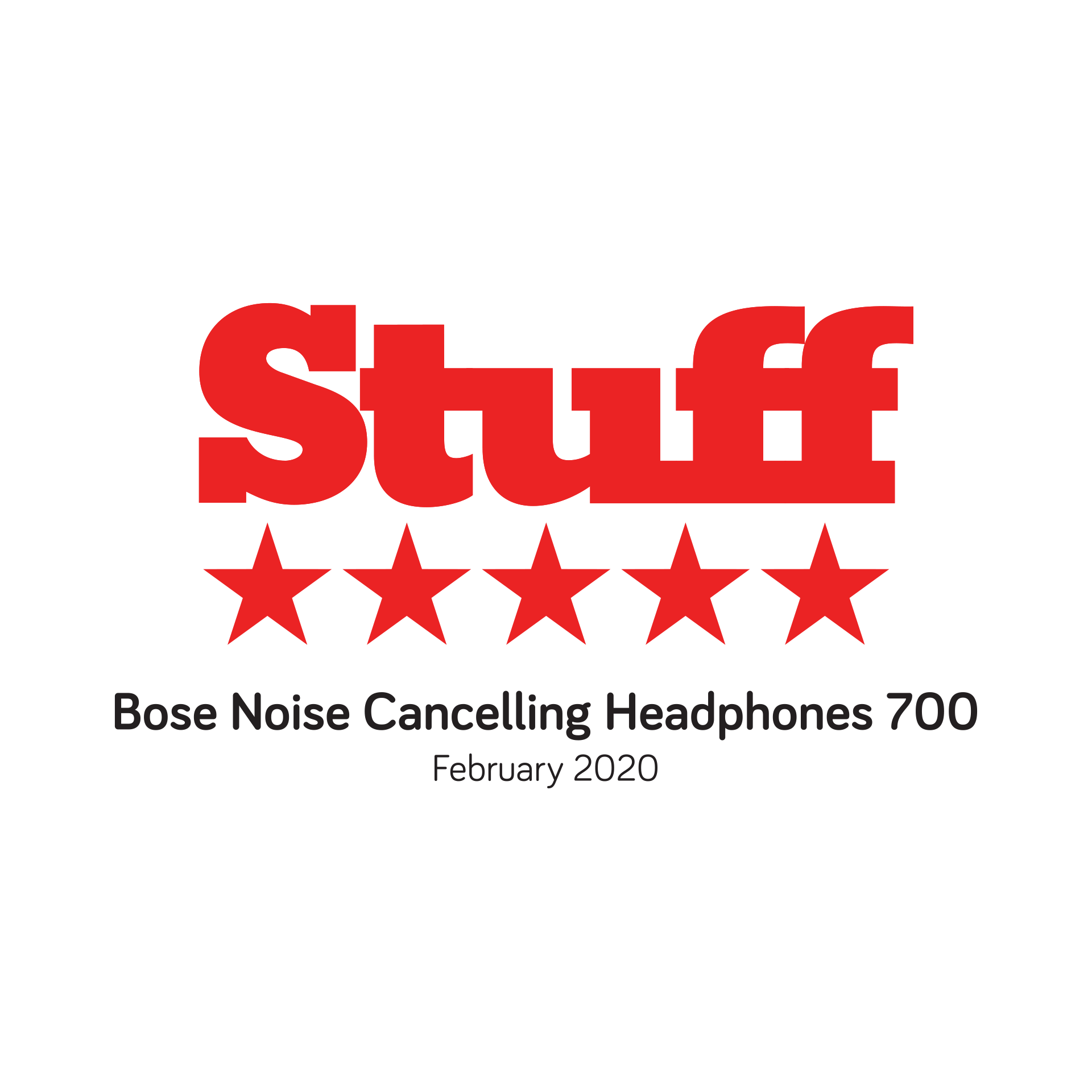 Stuff 5-start review for Bose Noise Cancelling Headphones 700 February 2020