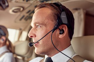 Pilot wearing ProFlight Series 2 Aviation Headset