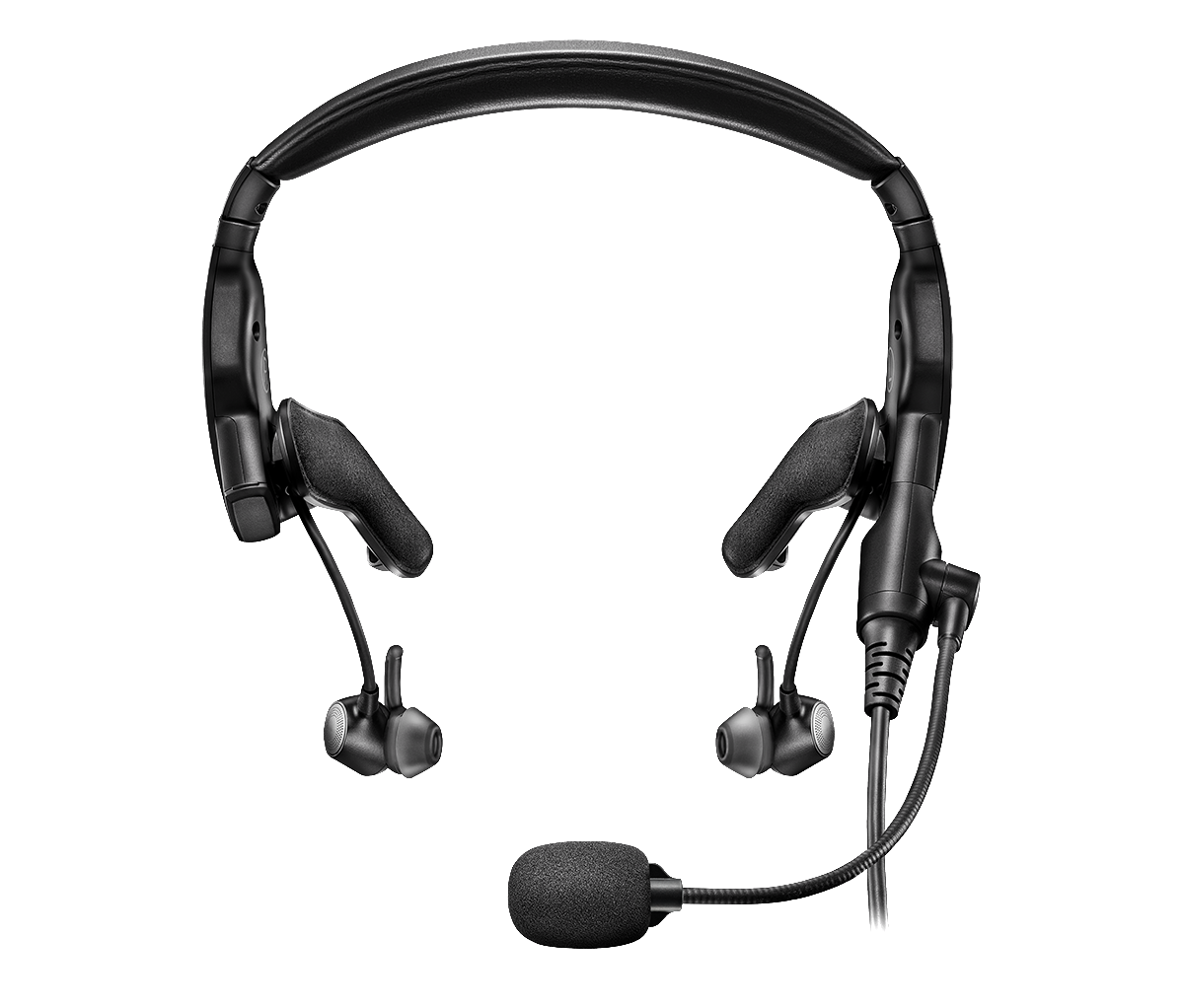 Almohadilla de Cuero sintético para Cascos kwmobile 2X Almohadillas para Auriculares Compatible con Bose A20 Aviation Headset 