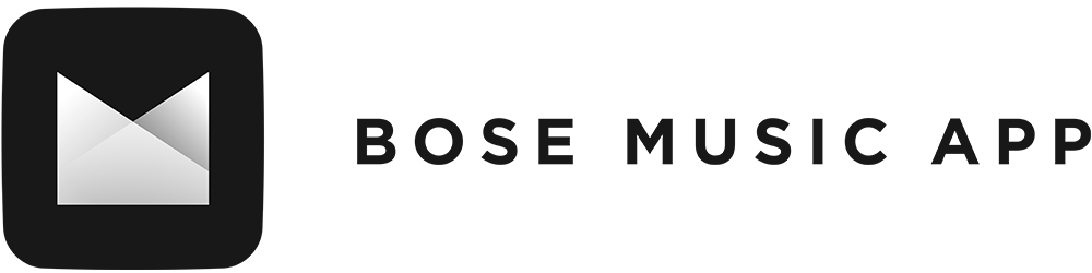 Logotipo de la aplicación Bose Music