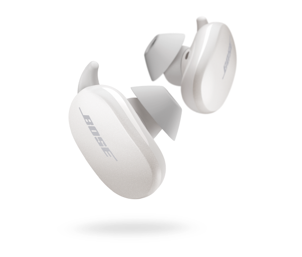 Auriculares BOSE QuietComfort en color blanco (Soapstone).