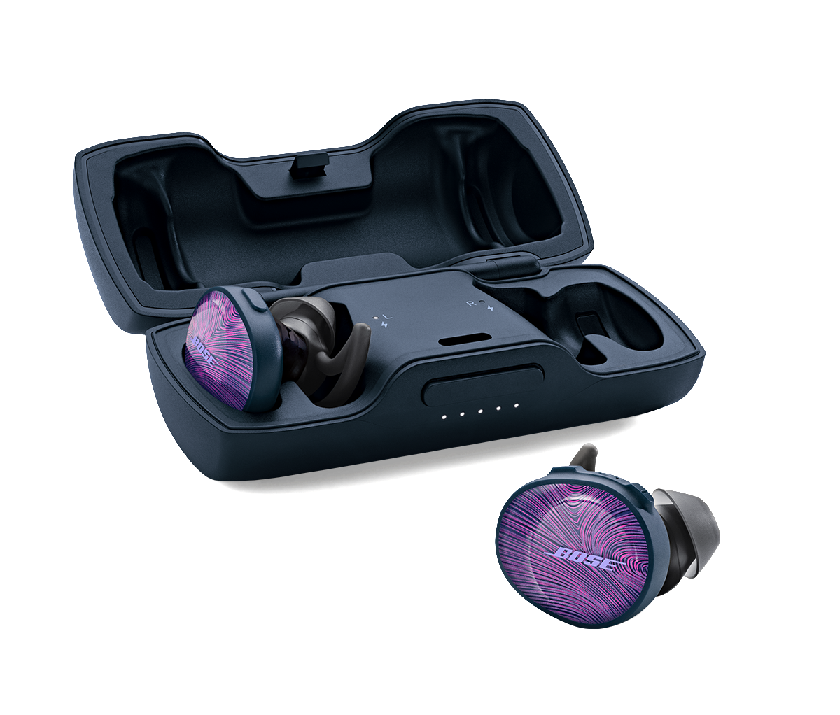 Bose SoundSport Free Wireless In-Ear Headphones with Portable Charging  Case, IPX4 Water Resistance Up to 5 Hours Battery Life - Black : Amazon.sg:  Electronics