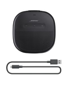 SoundLink Micro Bluetooth speaker and USB-A to USB Micro-B charging cable