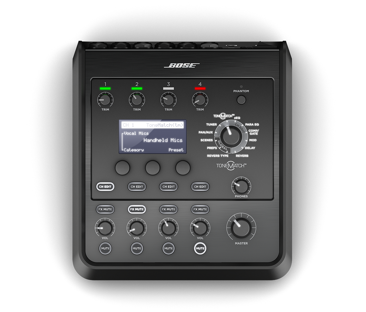 Bose T4S ToneMatch Mixer Zwart