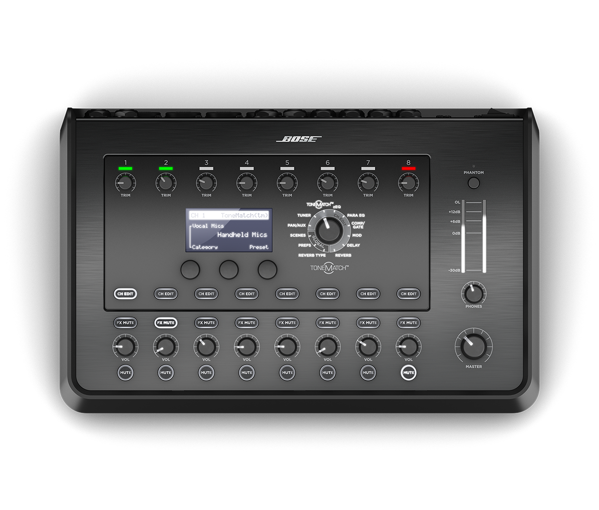 Bose T8S ToneMatch Mixer Zwart