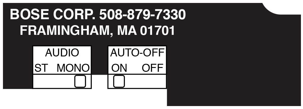 Setting the control module operation switches