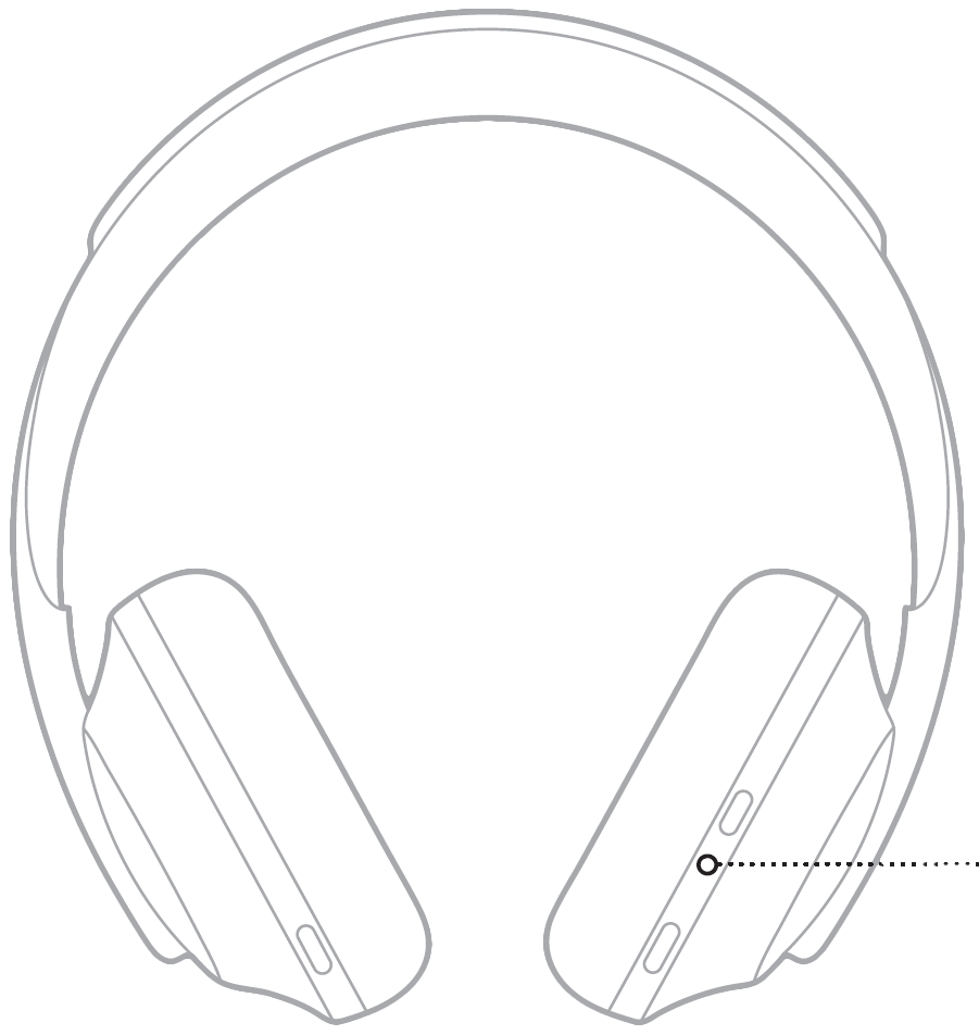 Headphone status indicators