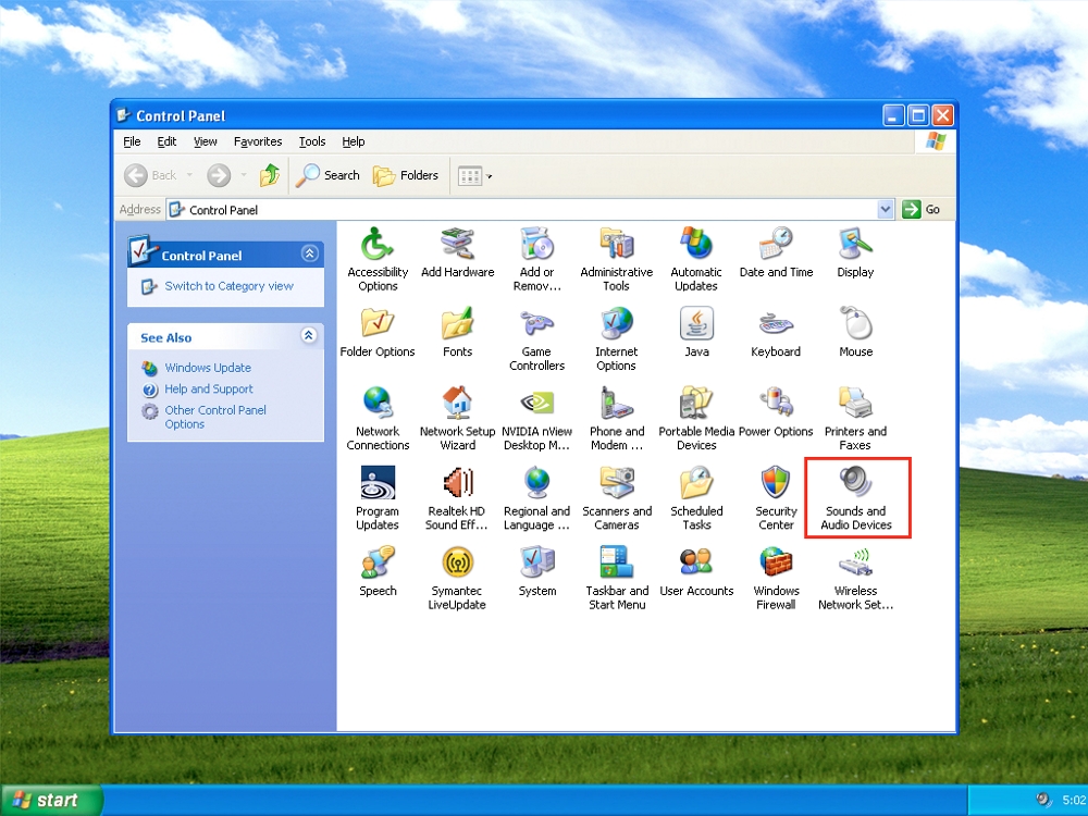 install sound device windows xp free download