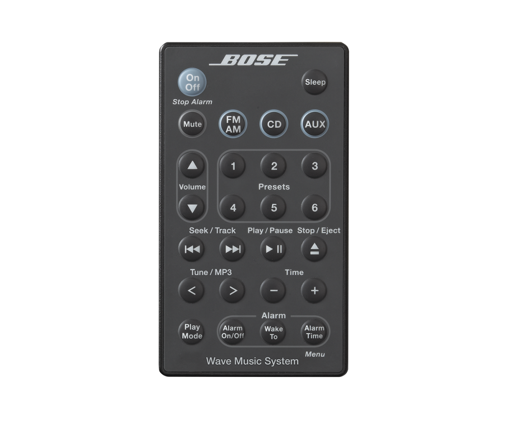 Wave music system remote Bose Support
