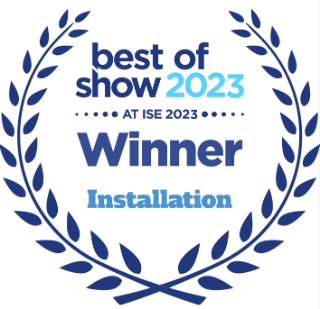 Best of show at ISE 2023 Installation