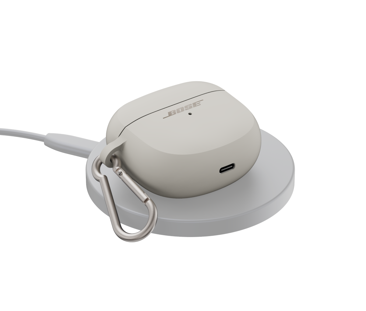 Bose QuietConfort Ultra Earbuds 充電ケースと左側