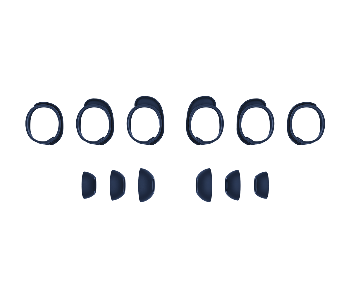 Bose QuietComfort® Earbuds II Fit Kit Midnight Blue