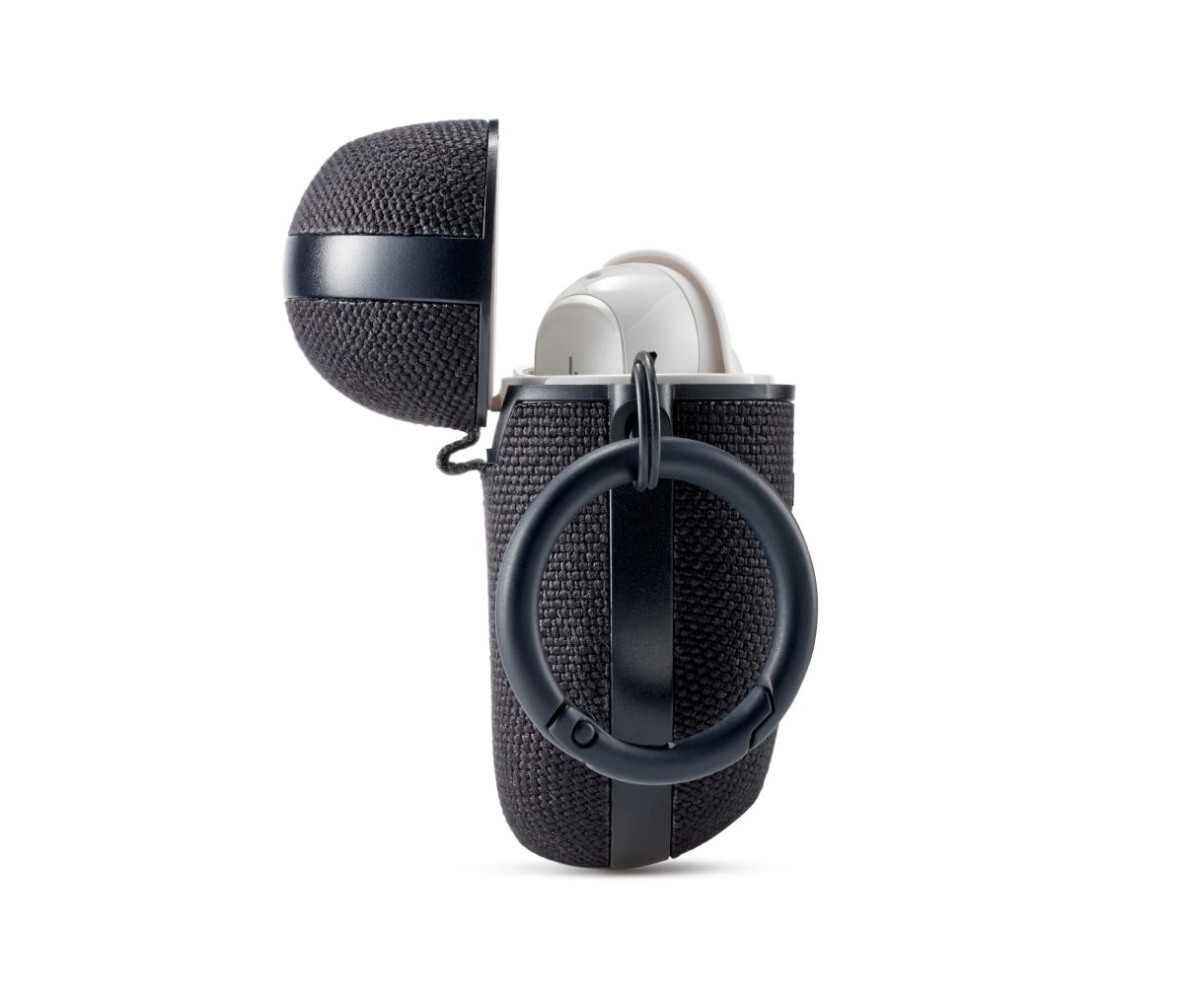 Fabric Protective Earbud Carry Case with Clasp for QC Earbuds II