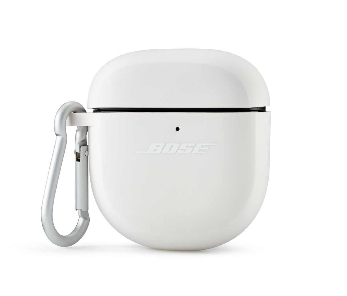QC Earbuds II用のカラビナ付きシリコン製保護イヤホンキャリー