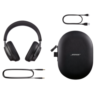 総再生時間は10時間ほどですBose QuietComfort Ultra Headphones ブラック