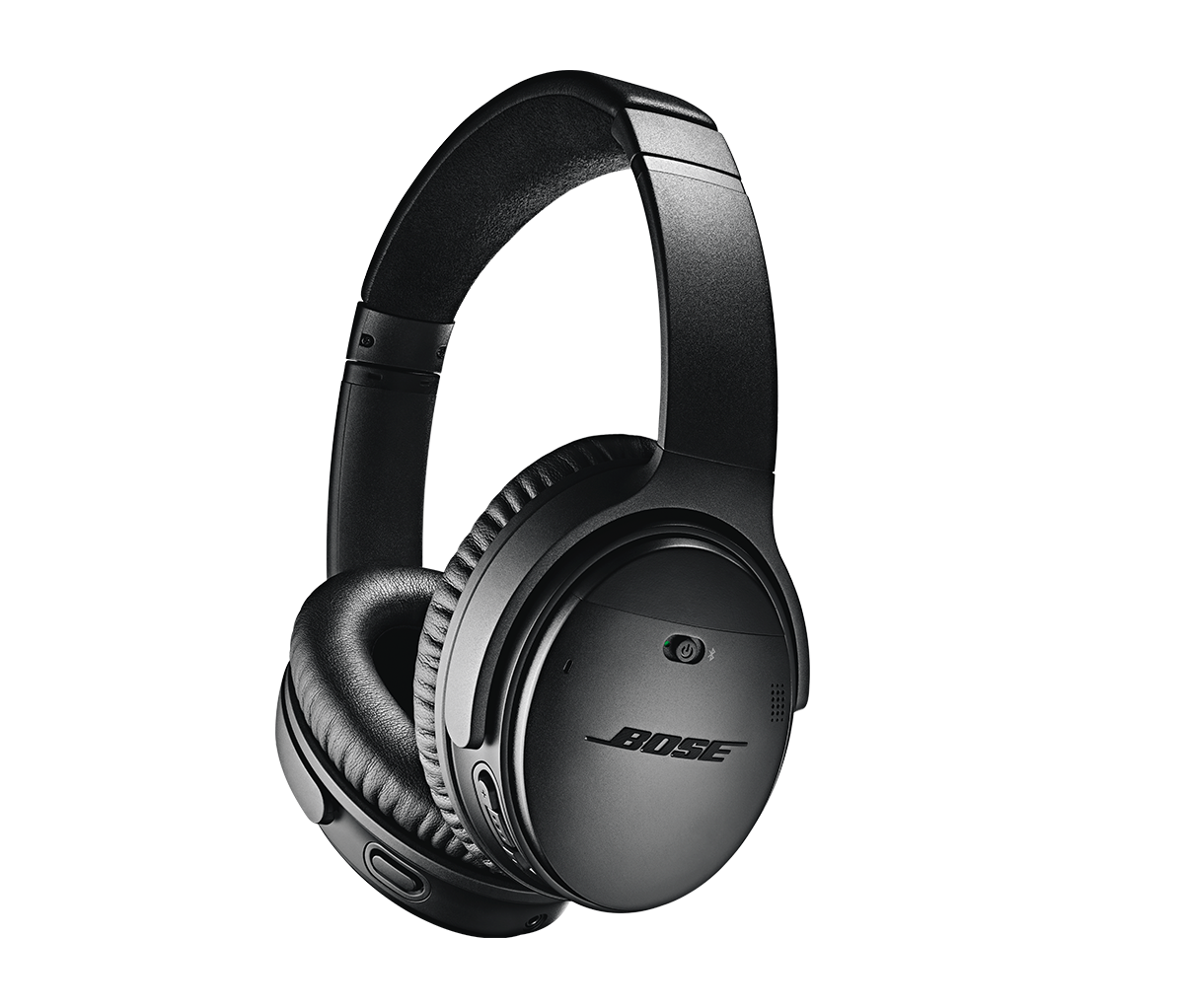Bose QuietComfort - Headphones with mic - full size - Bluetooth - wireless,  wired - active noise canceling - 3.5 mm jack - black