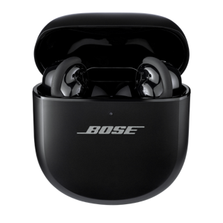 Bose QuietComfort Ultra Earbuds in their charging case