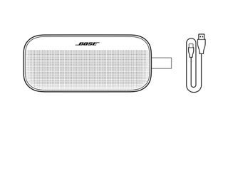 Bose SoundLink Flex 揚聲器（第二代）和 USB Type-C® 到 USB Type-A 連接線