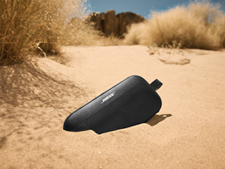 Bose SoundLink Flex Portable Speaker (2nd Gen) in sand.