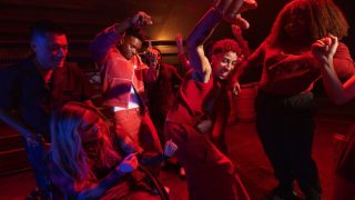 People dancing at a party