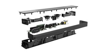 Exploded view of the Bose Smart Soundbar 600