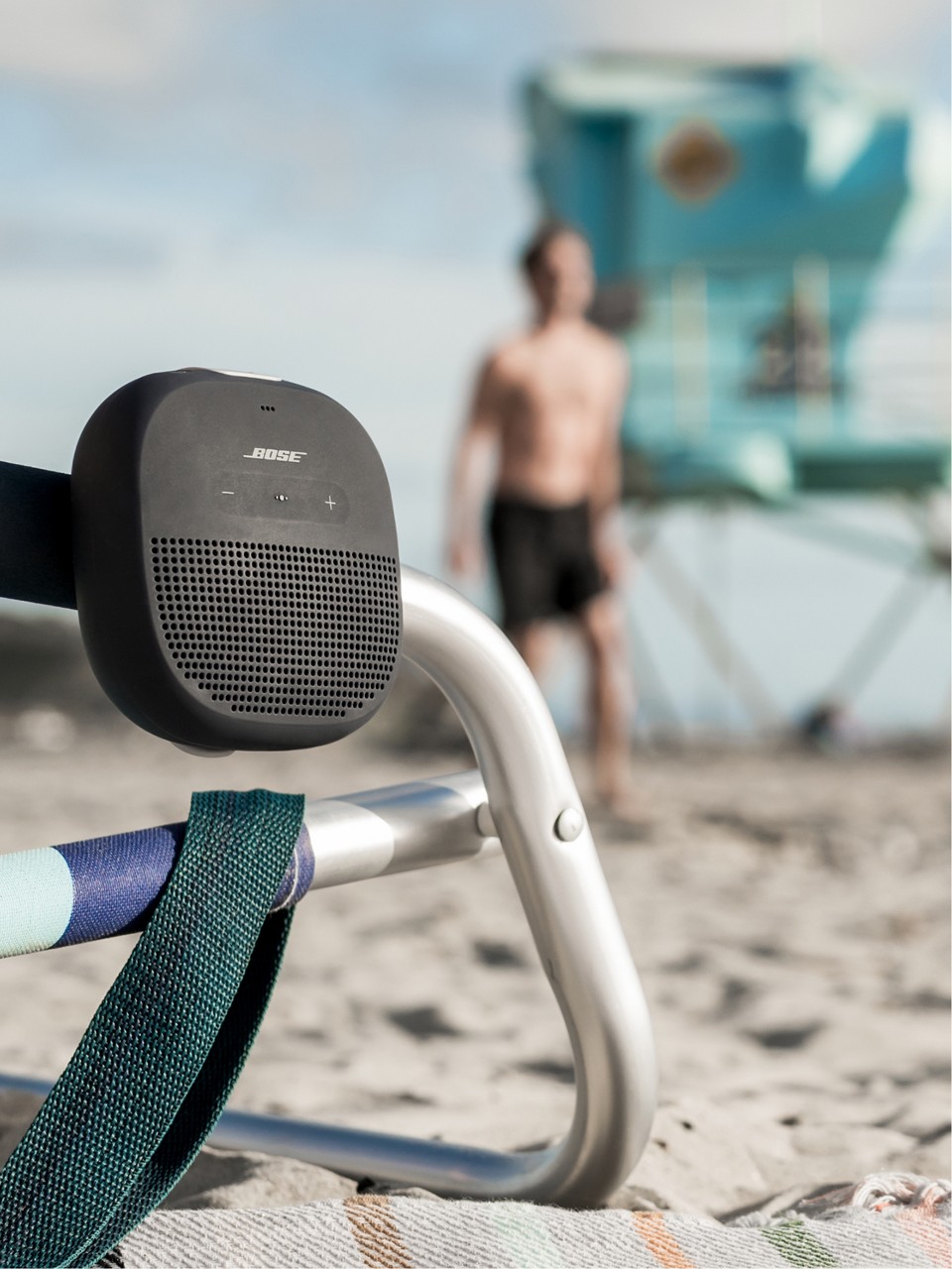 Bose SoundLink Flex, Enceinte sans Fil Bluetooth Portable et étanche, pour  Les activités de Plein air - Bleu Ardoise
